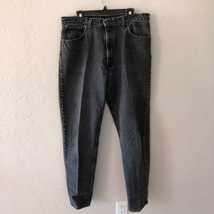 Mens Levi’s 550 Relaxed Fit Washed Black Jeans